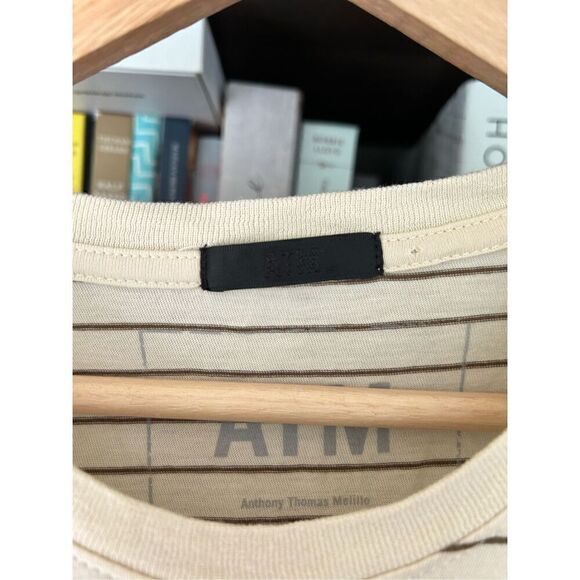 ATM Anthony Thomas Melillo Striped Pocket Front T-Shirt Dress Size XS - Picture 5 of 6